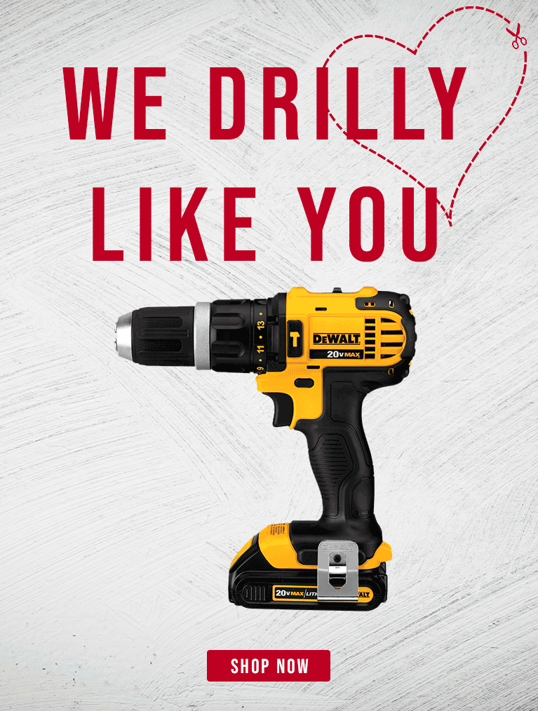 Drill themed Valentine's Day email 