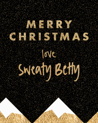 Sweaty Betty holiday marketing email design