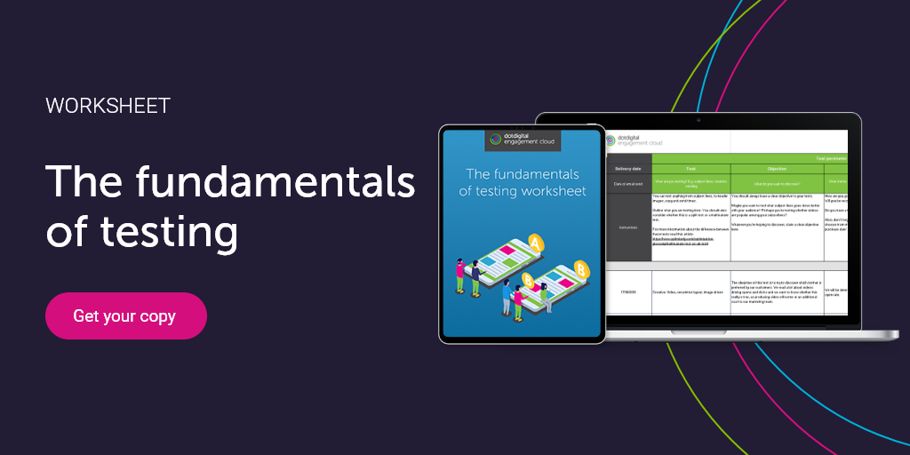 The fundamentals of testing call to action, download now