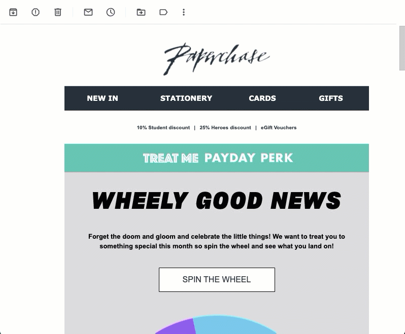 Paperchase interactive customer experience