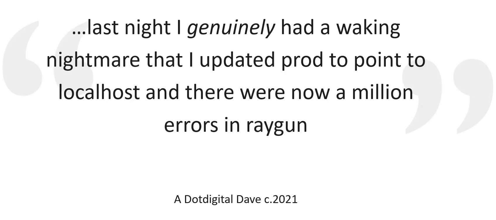 Quote from Dave