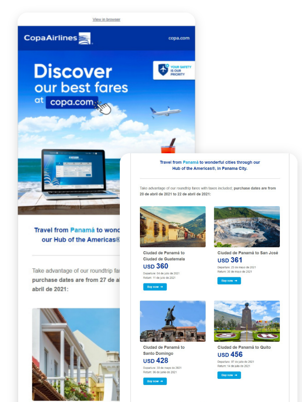 Copa Airlines streamlines marketing automation to boost revenue