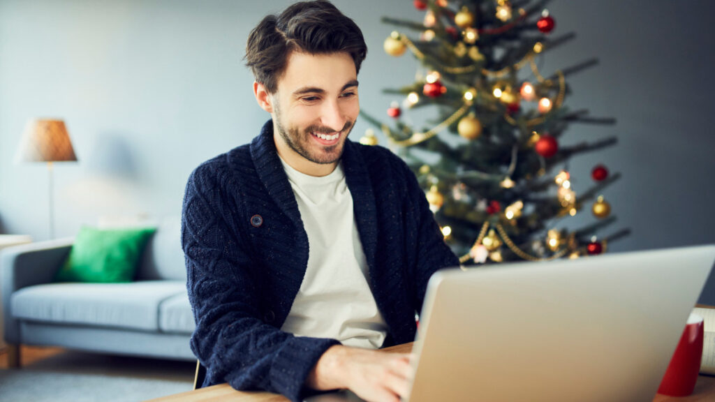 Marketer learning how to deliver emails with impact this holiday season.