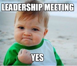 Leadership meeting meme