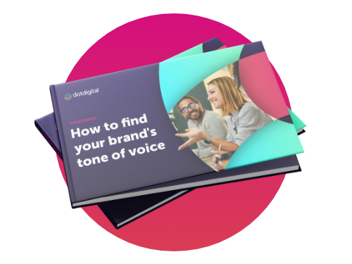How to find your brand's tone of voice cheatsheet