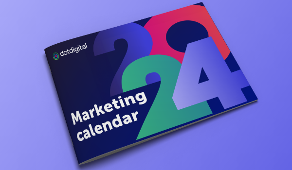 Marketing calendar 2024 infographic