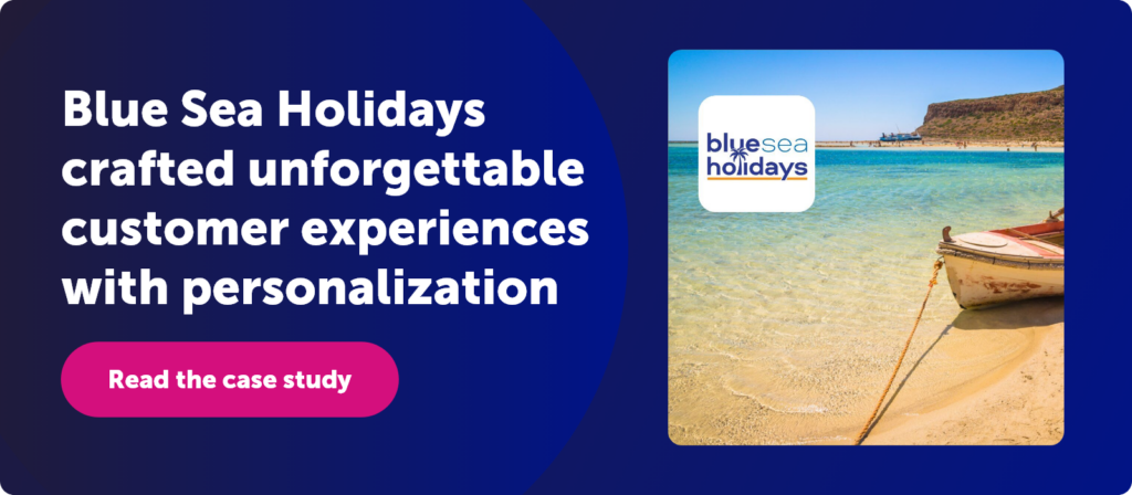 Blue Sea Holidays case study CTA